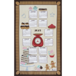 Torchon Calendrier 2023 GOURMAND