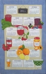 Torchon calendrier Petit Dejeuner 20142014 (cretonne 100%) - 50x80 cm
