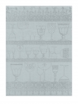 Torchon Essuie-verres Le Jacquard Francais 60x80 Cristal Brume 100% lin