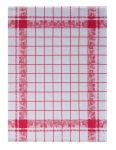 Torchon Le Jacquard Francais 60x80 Fraises/ Rouge 100% coton