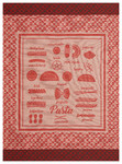 Torchon Le Jacquard Francais Pasta Tomate 100% coton 60 x 80 cm