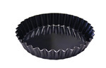 Tourtiere hte cannelee tole bleue 14cm