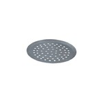 Tourtiere ronde basse en aluminium a perforations de 10mm o 24 cm
