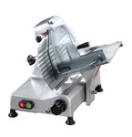 Trancheuse a jambon electrique o 195 mm Premium Silver avec affuteur fixe