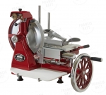 Trancheuse a jambon manuelle Pro Retro Rouge diametre 35 cm