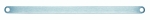 Tringle 'Cuisine Ouverte' Classic Inox 40 cm a bouts ronds (sans fixations)