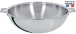 Wok 28 cm Inox Casteline Amovible