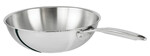 Wok 24 cm inox Castelpro sans couvercle