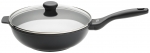 Wok Cookway One de Cristel 26 cm revetement Ceraliss&reg; avec couvercle verre