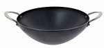 Wok en tole bleue § 28 cm, anses inox