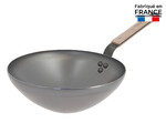 Wok acier acier mineral b boiss o 28cm