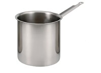 Bain-marie inox a queue sans couvercle o 18 cm