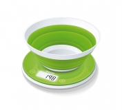 Balance de cuisine avec bol de pesee pliable - Portee de 5 Kg