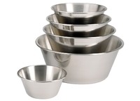Bassine patissiere fond plat s/anses 28
