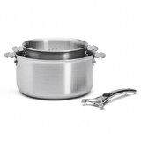 Batterie de 2 casseroles/faitouts Alchimy Loqy o 16 cm & 20 cm avec poignee amov