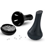 Fiole de billes nettoyantes en inox pour carafes