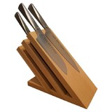 Bloc a couteaux en hetre aimante tout equipe de 4 ctx TYPE302