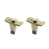 Bloc poignee Or pour tables Platex montants dores