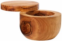 Boite a sel en olivier