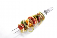 Brochette double barbecue TWINCO, set de 2 pieces