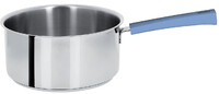 Casserole 16 cm Poignee Bleu Lavande Inox Mutine Fixe