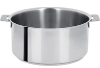 Casserole 20 cm inox Mutine amovible