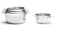 Casserole-faitout Twisty en inox O 20 cm