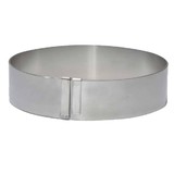 Cercle inox extensible de o18 a 36 ht 3cm