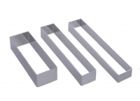 Cercle rectangle 16x3.2cm ht 2.5cm