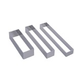 Cercle rectangle 18x3cm ht 2cm