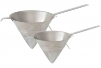 Chinois etamine en inox 20 cm - maille a trou o 0,4 mm