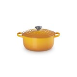 Cocotte Signature en fonte emaillee ronde 20 cm Nectar