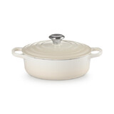 Cocotte ronde Basse 24 cm Meringue