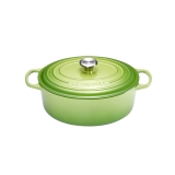 Cocotte Signature en fonte emaillee ovale 27 cm vert Palm