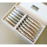 Coffret 6 couteaux Thiers Avantage en Bouleau finition Mat