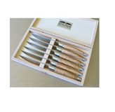 Coffret 6 couteaux Thiers Avantage en Olivier finition Mat
