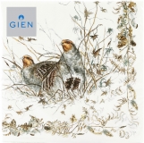 Paquets de 20 Serviettes en Papier Lunch 33x33 cm SOLOGNE