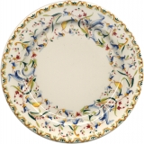 Coffret de 2 assiettes a mignardises en faience Toscana