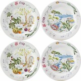 Coffret de 4 Assiettes Canapes Assorties PROVENCE