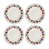 Coffret de 4 assiettes canapes chance folle