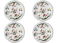 Coffret de 4 Assiettes Canapes OISEAUX DU PARADIS