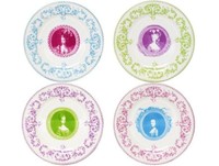 Coffret de 4 Assiettes Dessert Assorties Marie-Antoinette