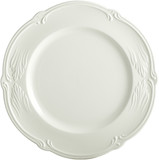 Coffret de 4 Assiettes Plates ROCAILLE BLANC