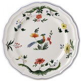 Coffret de 4 Assiettes Plates OISEAUX DU PARADIS