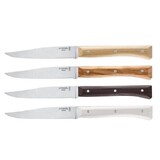 Coffret de 4 couteaux de table lame lisse Facettes manches assortis