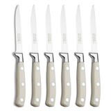 Coffret de 6 couteaux a steak CHATEAUBRIAND Ivoire