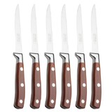 Coffret de 6 couteaux a steak CHATEAUBRIAND naturel