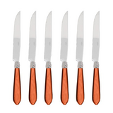 Coffret de 6 couteaux a steak DIANA CORAIL