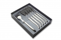 Coffret de 6 Cuilleres de table Laguiole inox