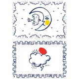 Coffrets de 2 sets de table assortis "Lune" & "Nuage" Collection L'Archipel Sent